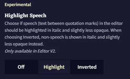 Highlightspeech