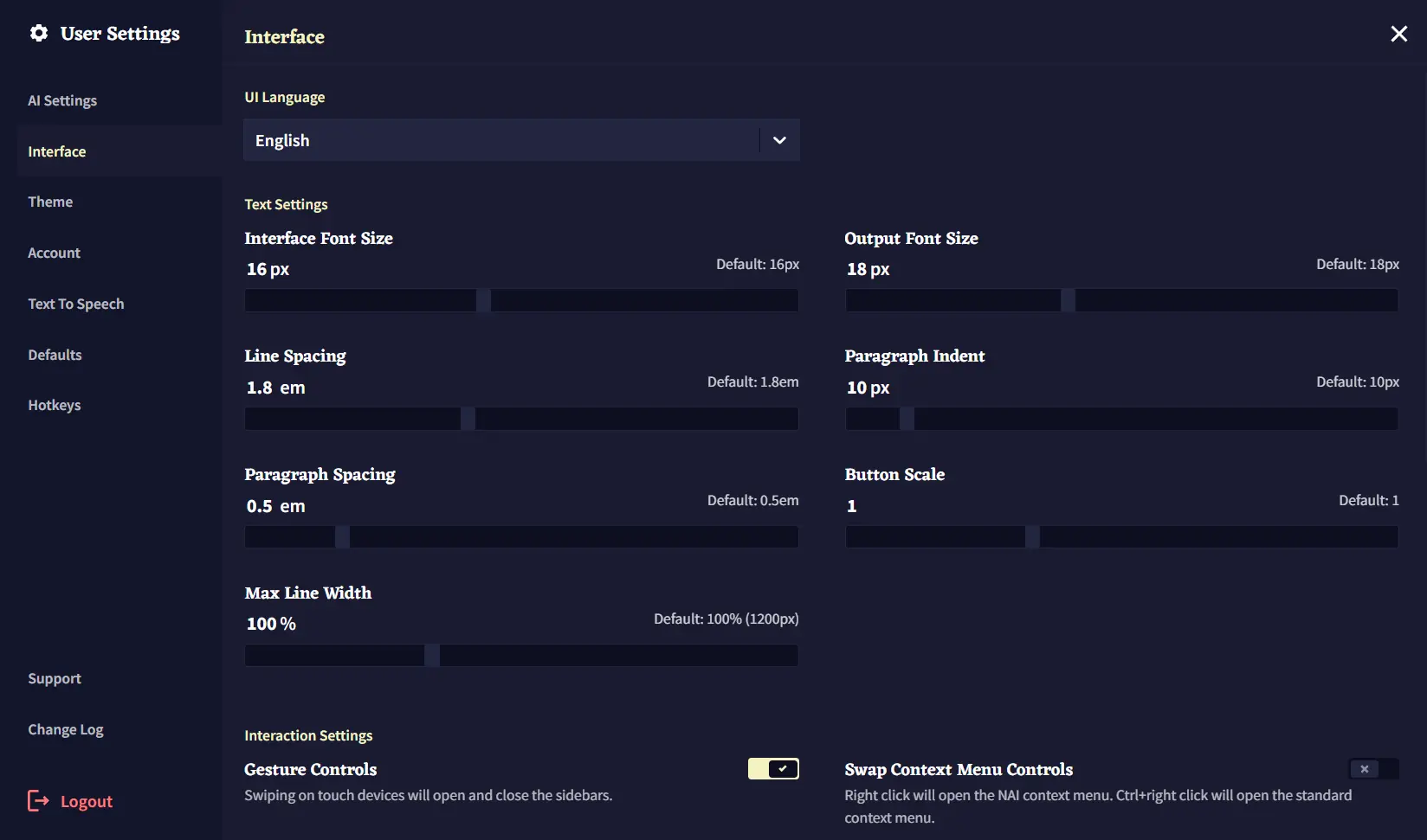 Input Box Screenshot