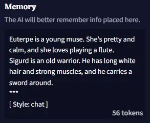 Memory tailored for Euterpe and Sigurd.