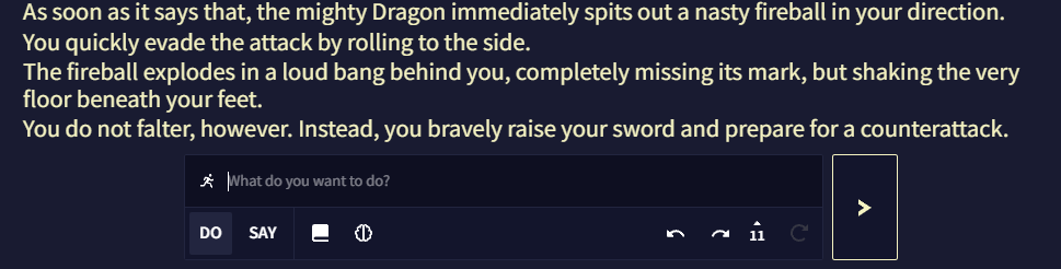 Special Action in action.