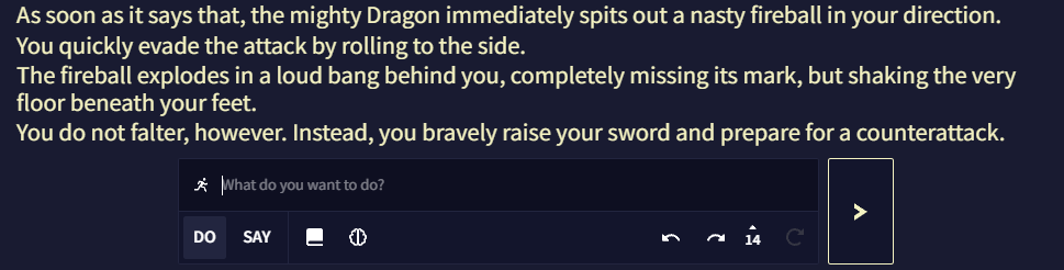 Random Action in action.